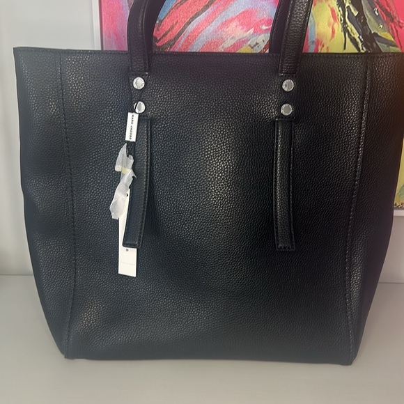 Marc Jacobs Black Leather Tote, NWT - Picture 4 of 10